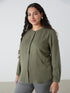 LC Waikiki Women's Grandad Collar Blouse
